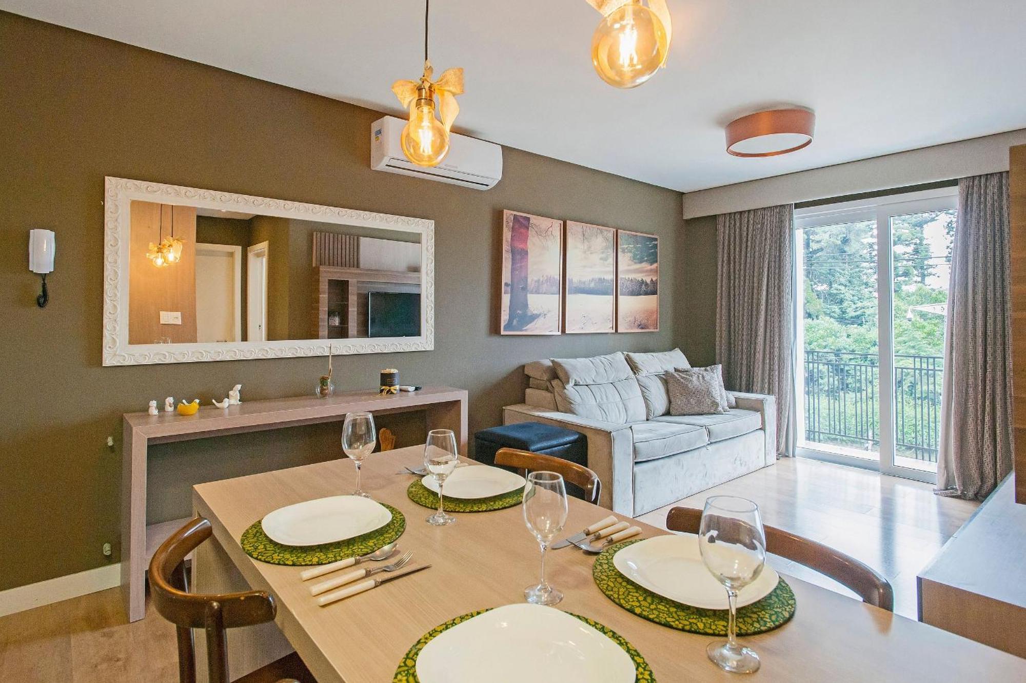 Locar-In Gramado - Loft One Centro I Apartment ภายนอก รูปภาพ